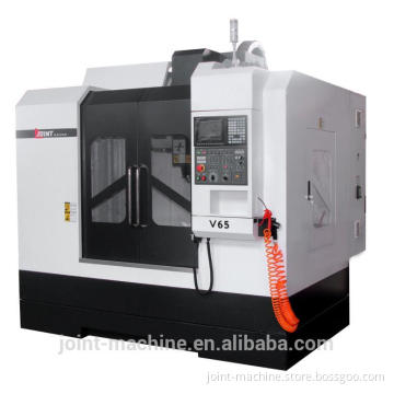 3 Axes Linear Guide Way Vertical CNC Machine Center V65 For Parts Processing
